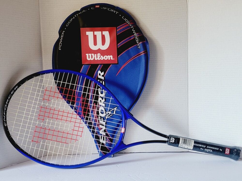 Wilson Enforcer 110 Tennis Racquet New w Cover 4 1/4 Grip
